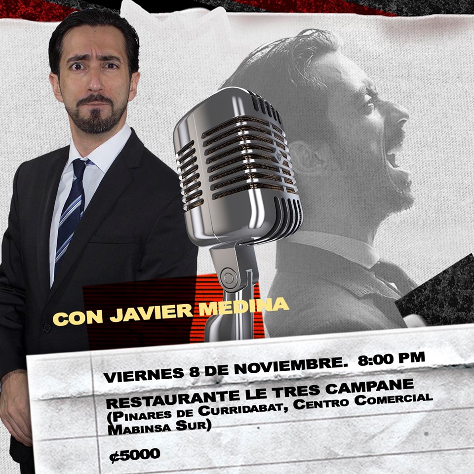 Stand Up comedy con Javier Medina en Le Tre Campane
